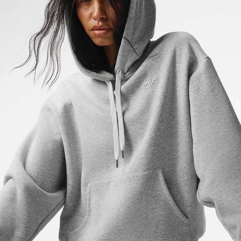 Alo Grey Accolade Hoodie